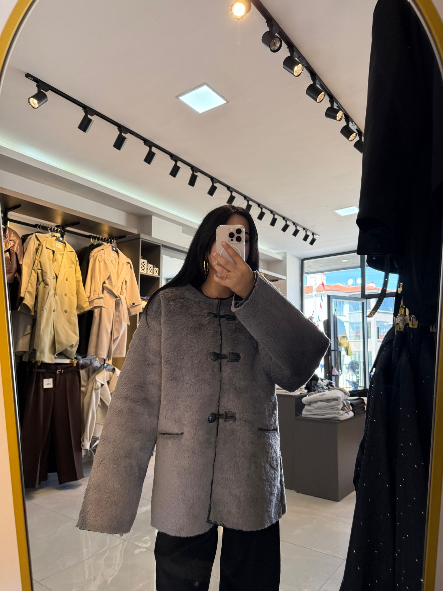 Orijinal Marka Model Ceket – Koyu Gri (S-M-L)